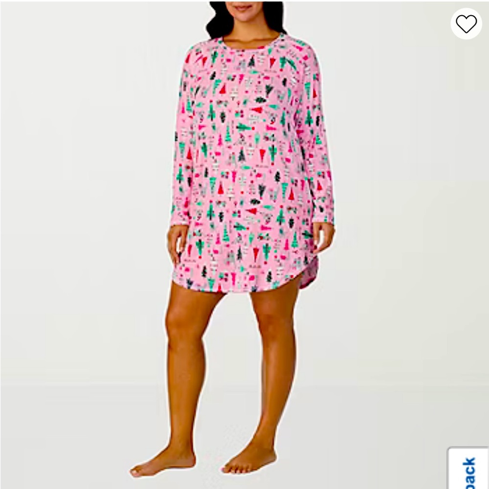 Adorable cuddl duds Christmas tree gown